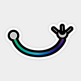 Smile wink Sticker